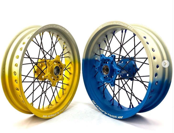 Jantes supermotard bi color SM pro